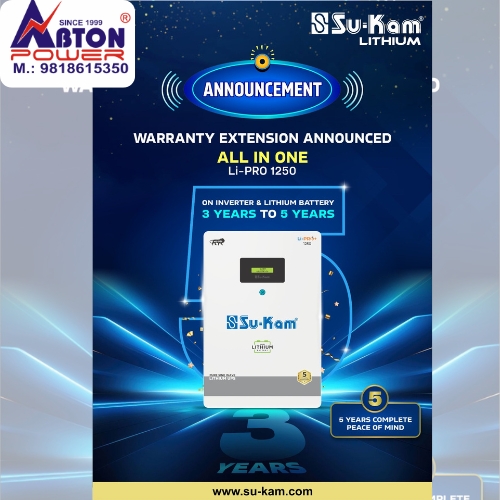Sukam Lithium Ion Inverter Battery Dealer Near Me